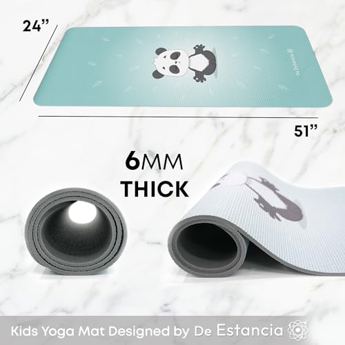 Fun Full Color Print Kids Yoga Mat for Boys and Girls
