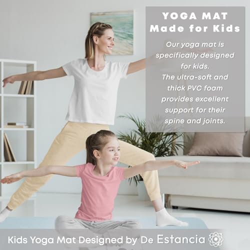 Fun Full Color Print Kids Yoga Mat for Boys and Girls