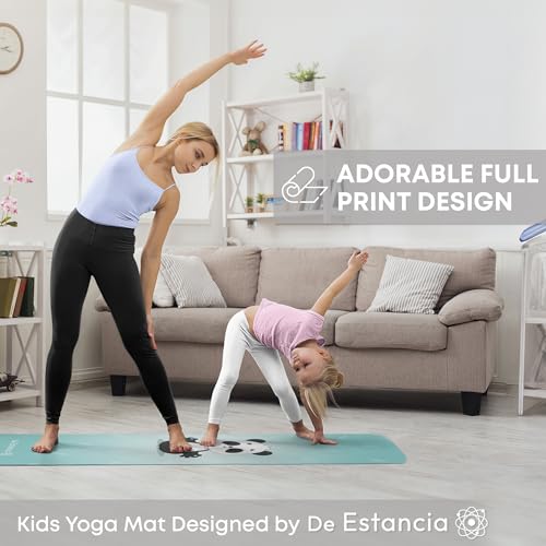 Fun Full Color Print Kids Yoga Mat for Boys and Girls