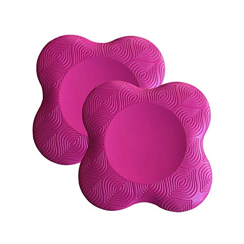 Zealtop Extra Thick Yoga Hand Pads (Rose Red)