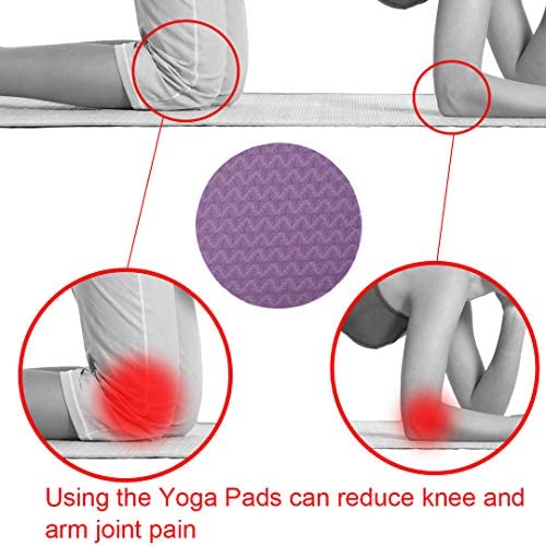 Eco-Friendly Purple Yoga Hand Pads Set of 2