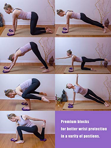 Dual Pack of YOGEASY Supportive Yoga Hand Pads