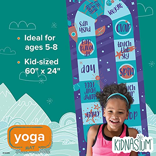 Kidnasium Kids Yoga Mat - Fun Prints, Non-Toxic