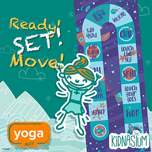 Kidnasium Kids Yoga Mat - Fun Prints, Non-Toxic