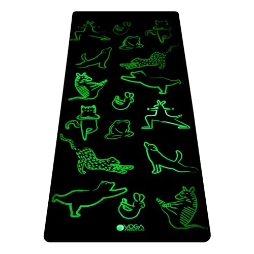 Glow in the Dark Kids Yoga Mat (Jungle)