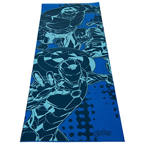 Avengers Kids Non-Slip Yoga Mat - Featuring Superheroes