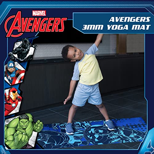 Avengers Kids Non-Slip Yoga Mat - Featuring Superheroes