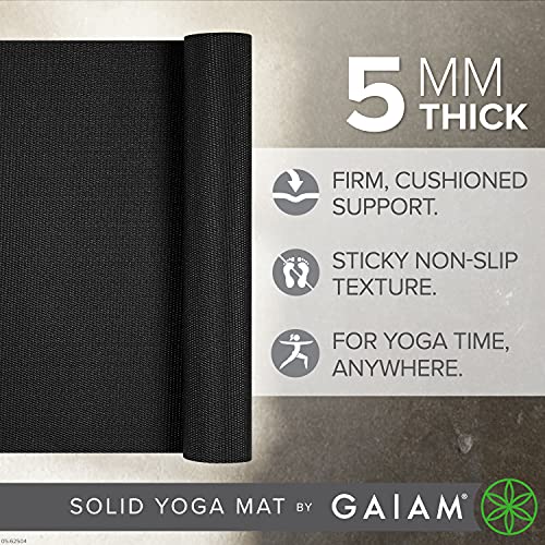 Gaiam Non-Slip Premium Yoga Mat for All Types