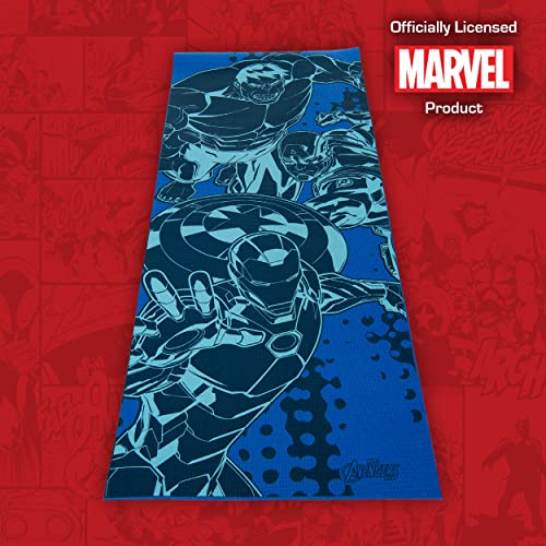Avengers Kids Non-Slip Yoga Mat - Featuring Superheroes