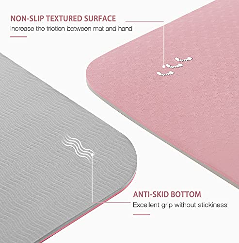 Extra Wide TPE Yoga Mat for Home Gym
