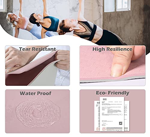 Extra Wide TPE Yoga Mat for Home Gym