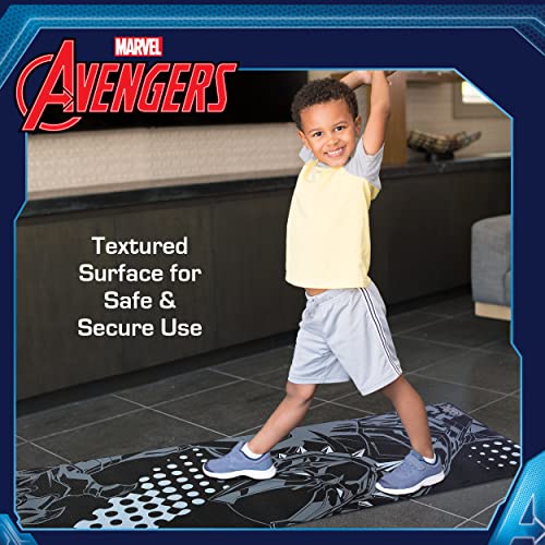 Black Panther Kids Non Slip Yoga Mat for Boys and Girls