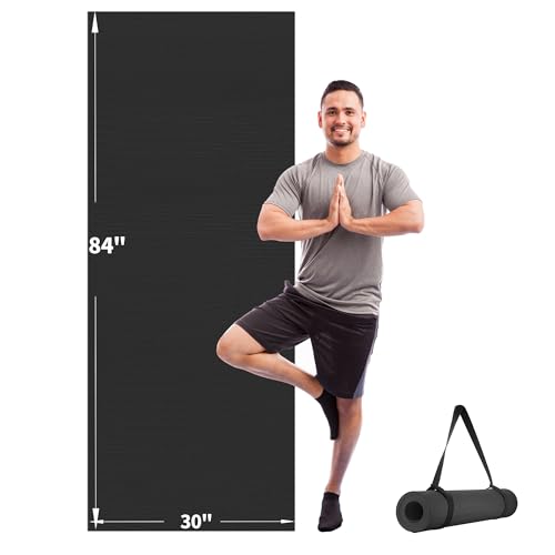 Extra Large Non-Slip Yoga Mat for Men and Women