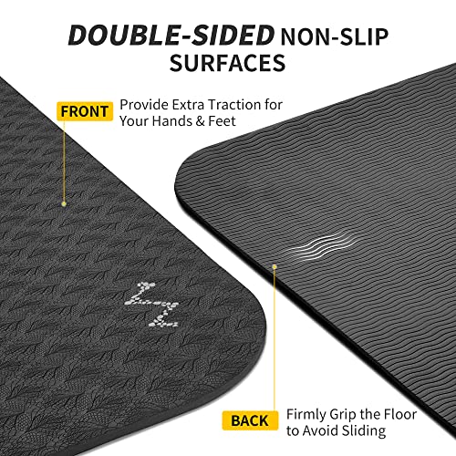 Extra Wide Non-slip TPE Yoga Hand Pads