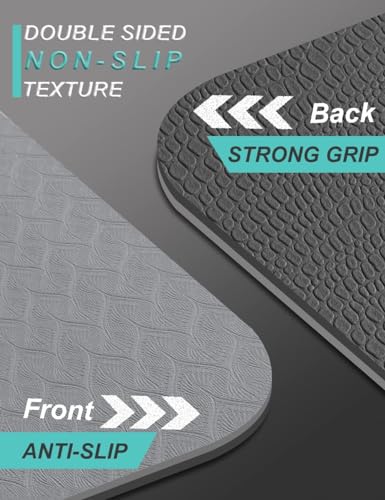 Extra Wide TPE Yoga Mat with Strap