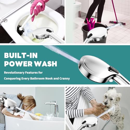 JDO High Pressure Shower Head with 10 Spray Modes