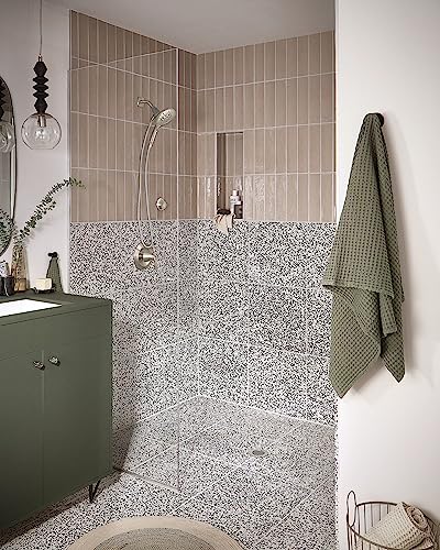 Moen Brushed Nickel Handheld Showerhead with Magnetic Docking