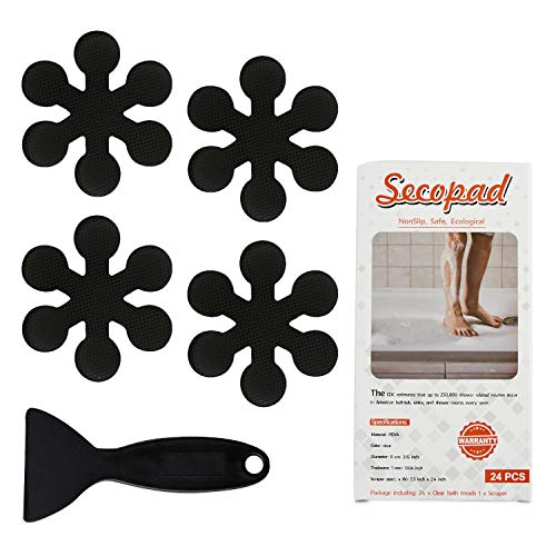 Non-Slip Bathtub Stickers with Premium Scraper