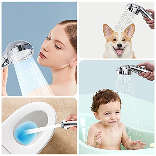 High Pressure Handheld Shower with On/Off Switch, 3 Spray Modes