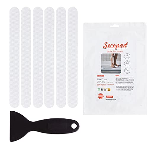 36PCS Non Slip Bathtub Stickers with Premium Scraper