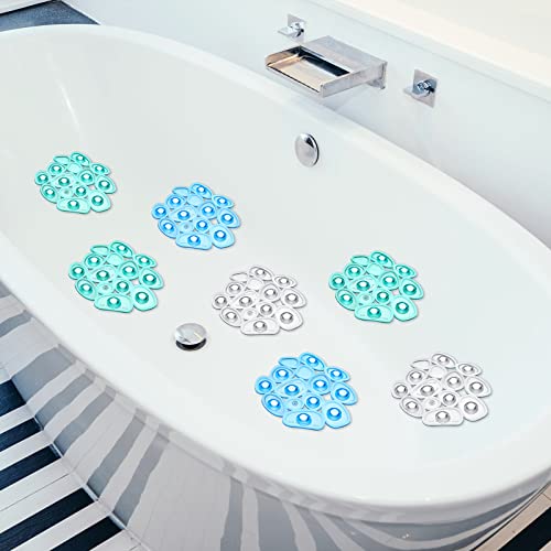 12-Pack Non-Slip Pebble Bath Tub Stickers Mats
