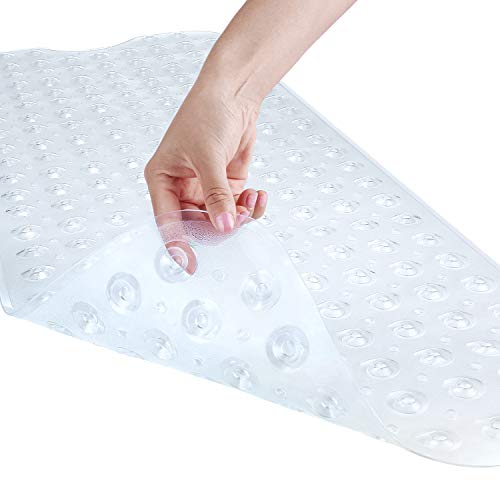 YINENN Non-Slip Bathtub Mat, Extra Large, Clear