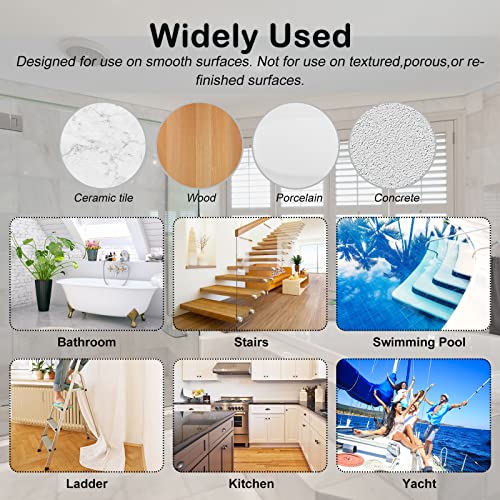 S&X Non-Slip Bathtub Stickers - 12 Pack