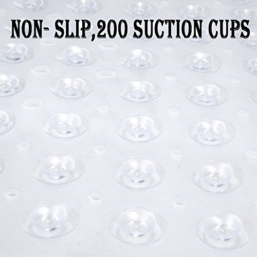 Extra Large Non-Slip Bathtub Mat with Suction Cups