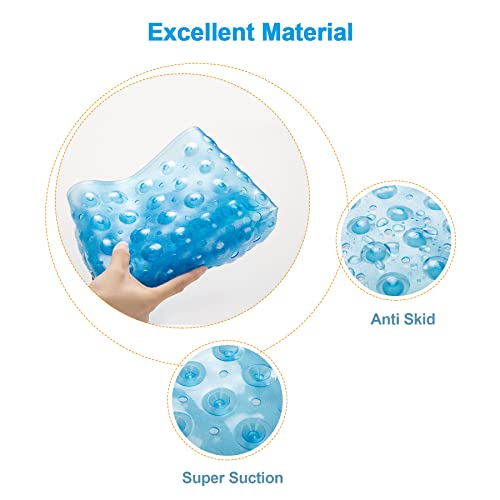 40x16in Non Slip Bath Mat for Slippery Tubs