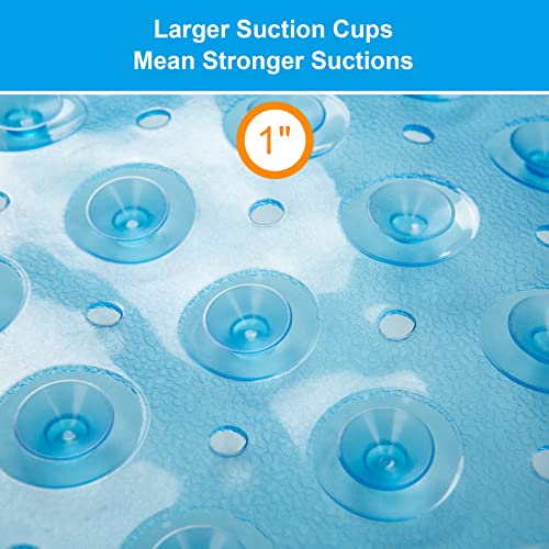 40x16in Non Slip Bath Mat for Slippery Tubs