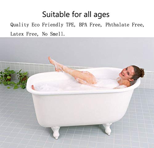 Mantto Soft TPE Bathtub Mat with Suction Cups