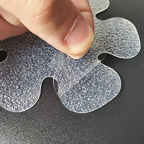 Transparent Non-Slip Bathtub Stickers, 20 PCS Safety Appliques