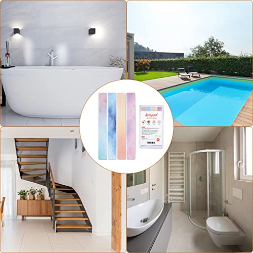 Colorful Anti-Slip Strips 24 PCS for Bathtubs & Showers