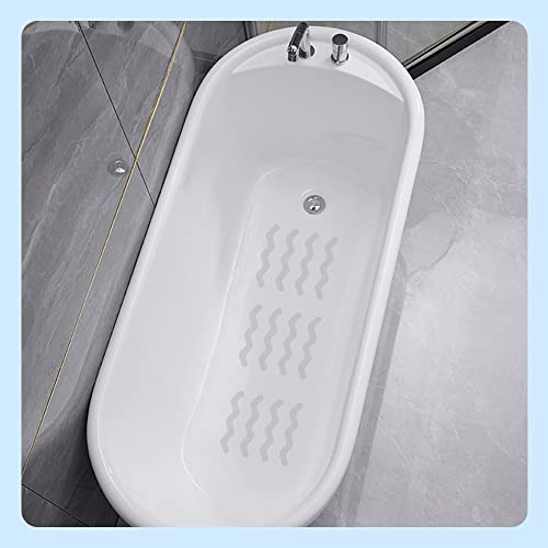 24 Pcs Anti-Slip Bathtub Stickers with Premium Scraper