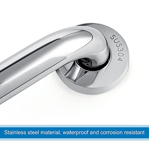 Blulu 2 Set Stainless Steel Bathroom Grab Bars