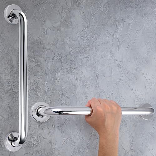 Blulu 2 Set Stainless Steel Bathroom Grab Bars