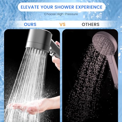 Filtered Shower Head with Handheld, High Pressure & Multiple Spray Modes, Power Washụceran