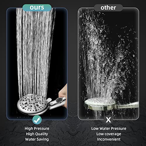 Luxury High Pressure Shower Head with Handheld