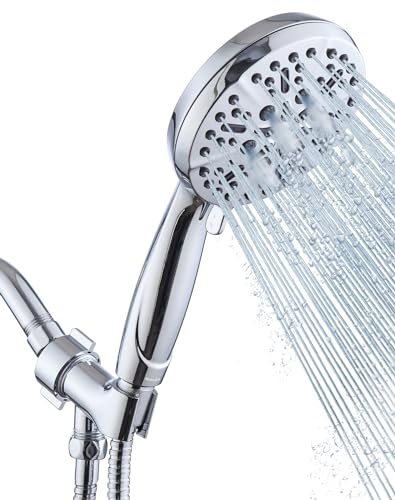 High Pressure Rain Shower Head with Handheld Attachment