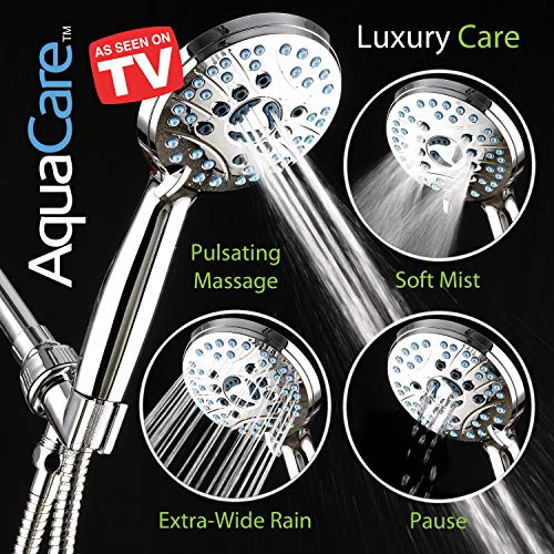 AquaCare High Pressure Handheld Shower Head - 8 Modes