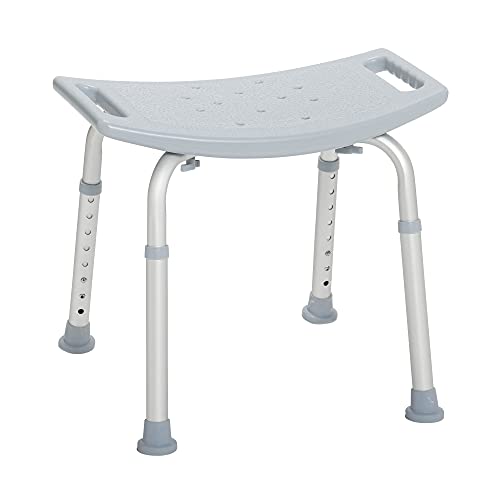 Adjustable Shower Stool with Suction Feet - 300 LB Weight Cap