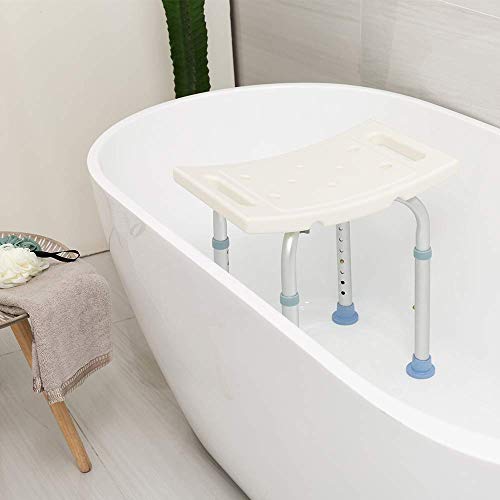 Adjustable Anti-Slip Bath Stool for Elderly and Disabled