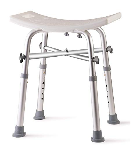 Heavy Duty Adjustable Bath Chair for Slippery Bathtubs