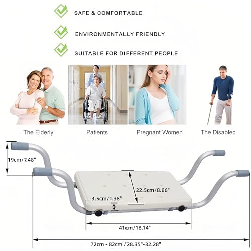Adjustable Bath Bench Seat for Elderly and Disabled