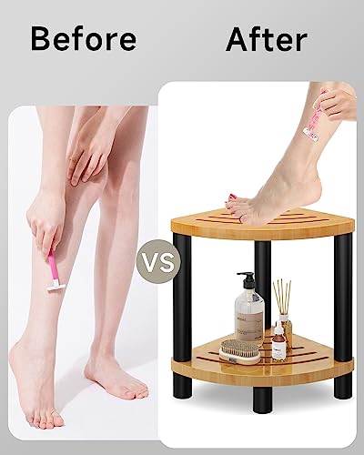 Shower stool for shaving legs, bath benches, footrest