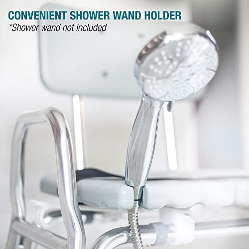 Non-Slip Tub Transfer Bench & Shower Chair, Adjustable