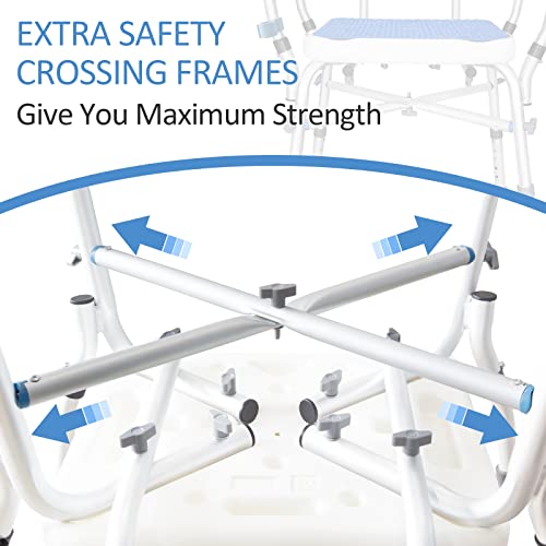 Bariatric Bath Chair with Arms for Elderly & Disabled