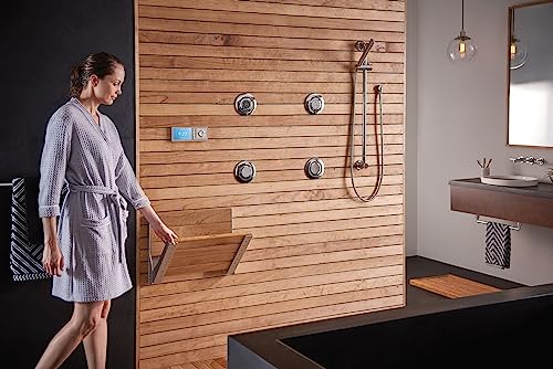 Teak Wood Folding Shower Seat - Wall Mounted