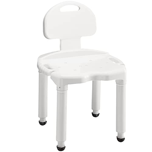 Senior Bath Chair with Back Support, 400lb Capacity