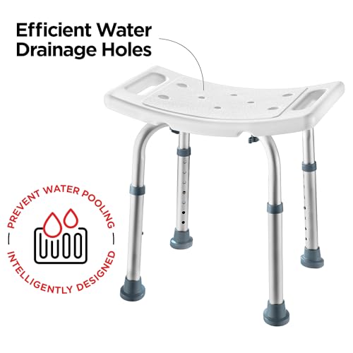 Elderly Shower Chair with Back Scrubber and Sponge
